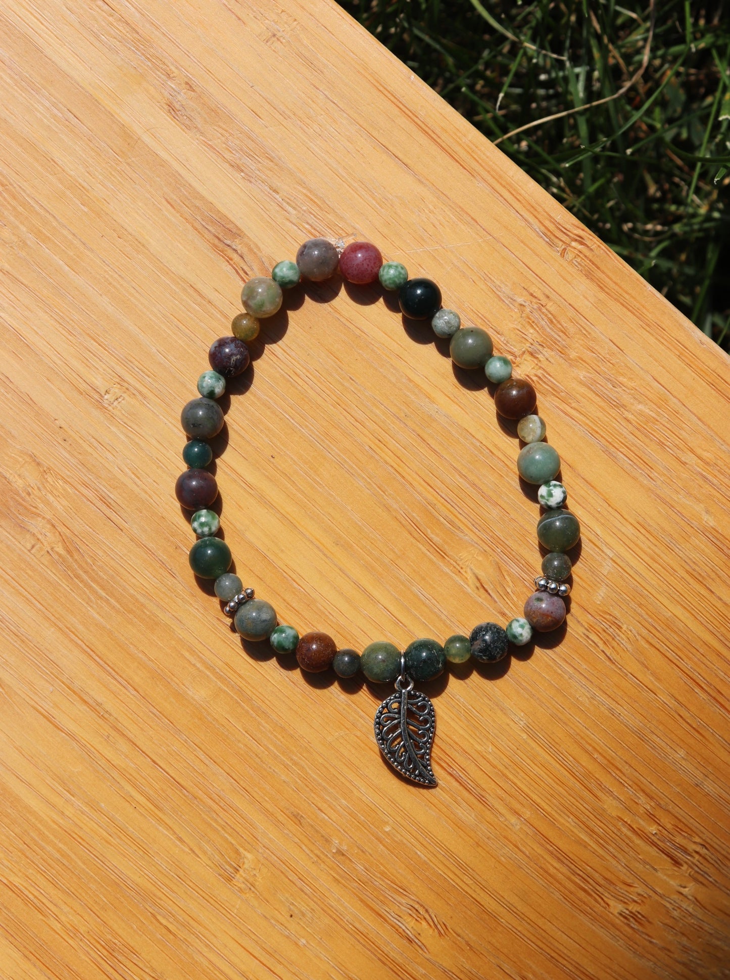 Earthy Leaf Bracelet