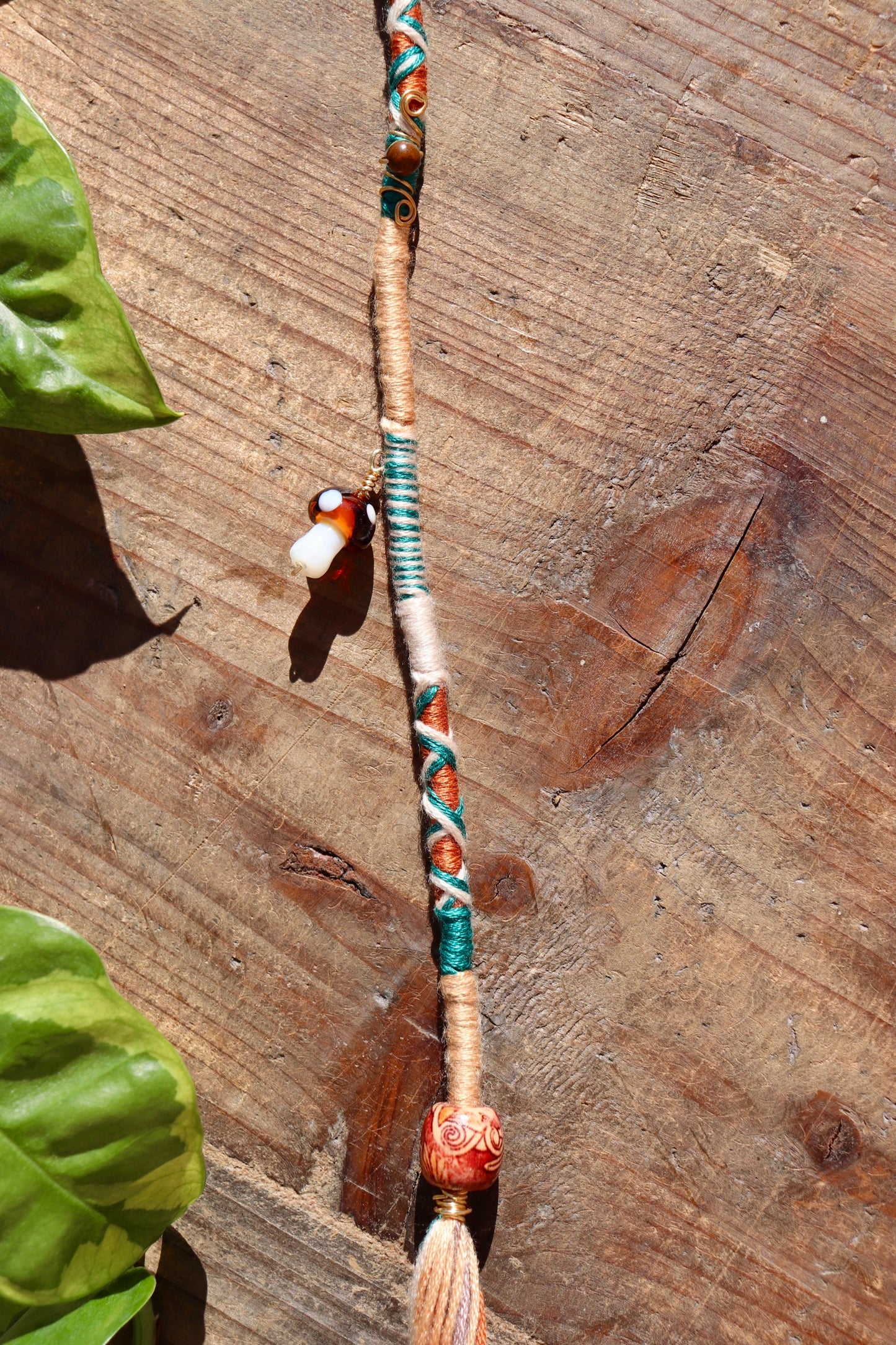 Retro Shroomy Clip-In Hairwrap