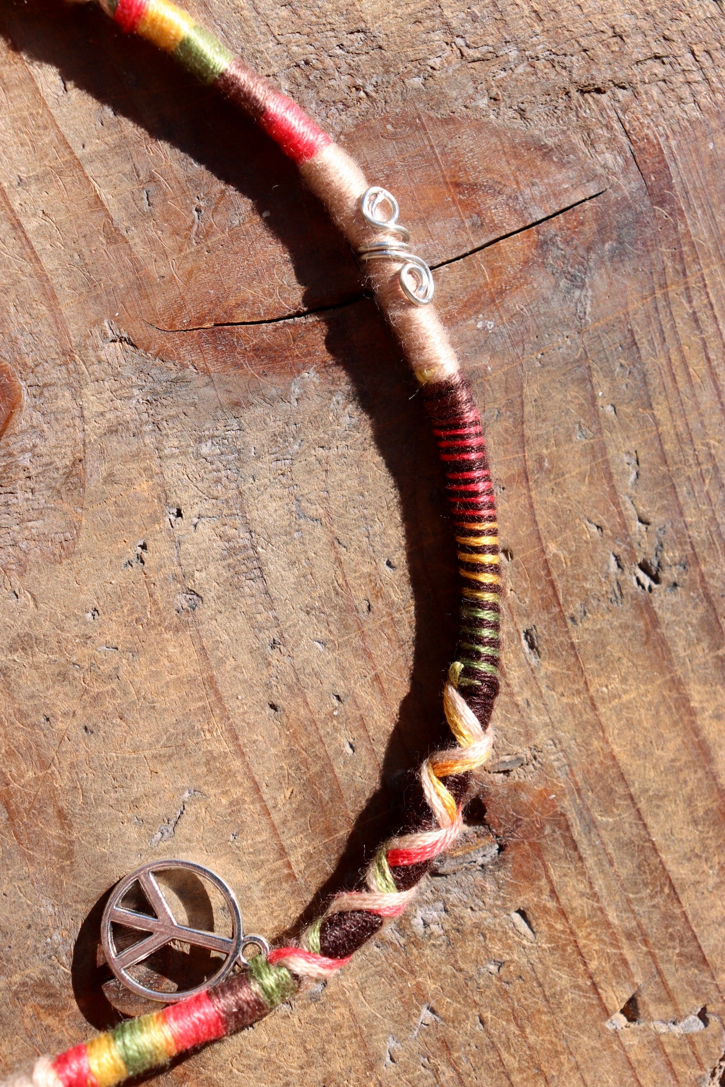 Red, Green, Yellow Clip-In Hairwrap