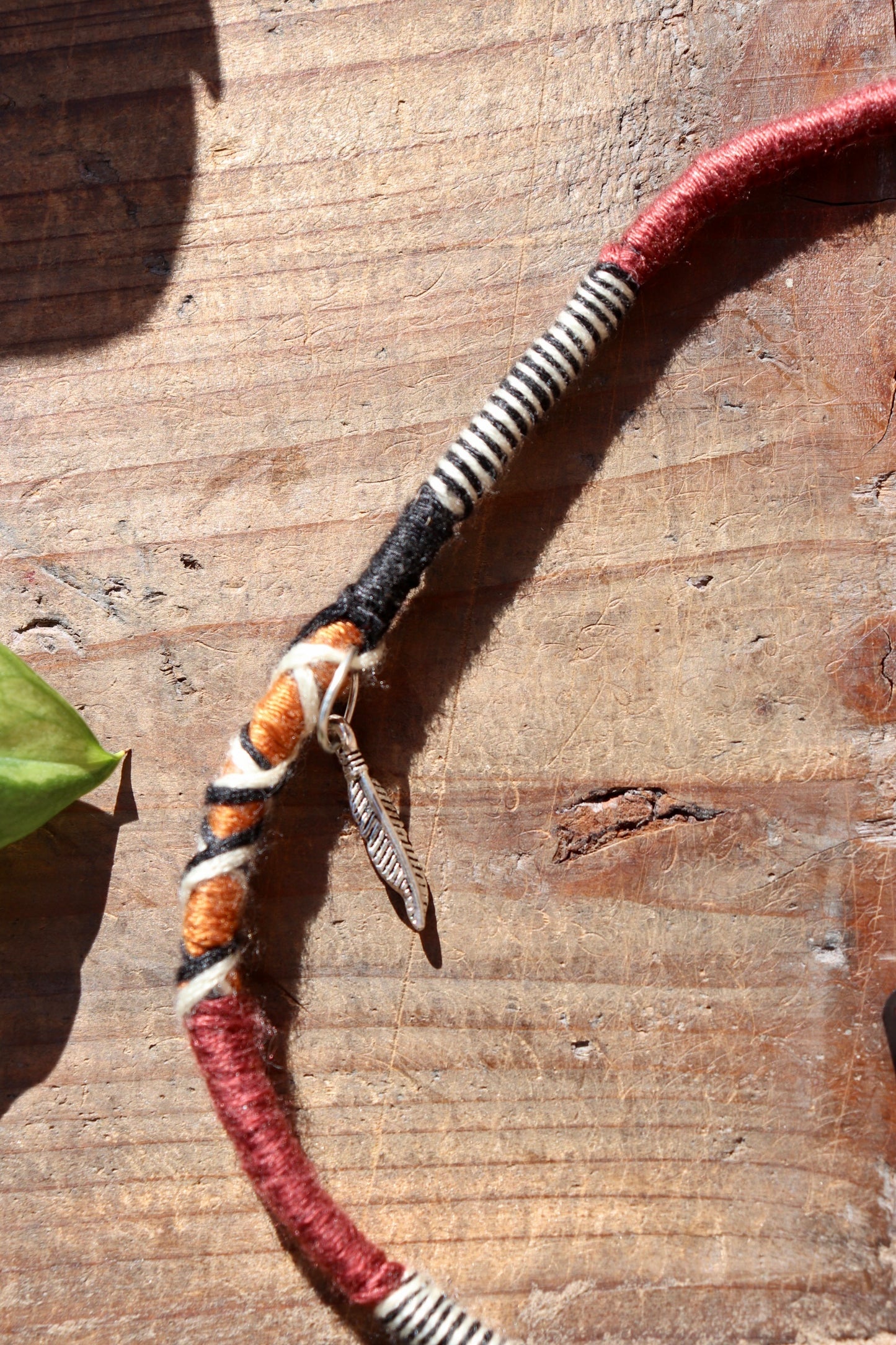 Maroon & Gold Clip-In Hairwrap