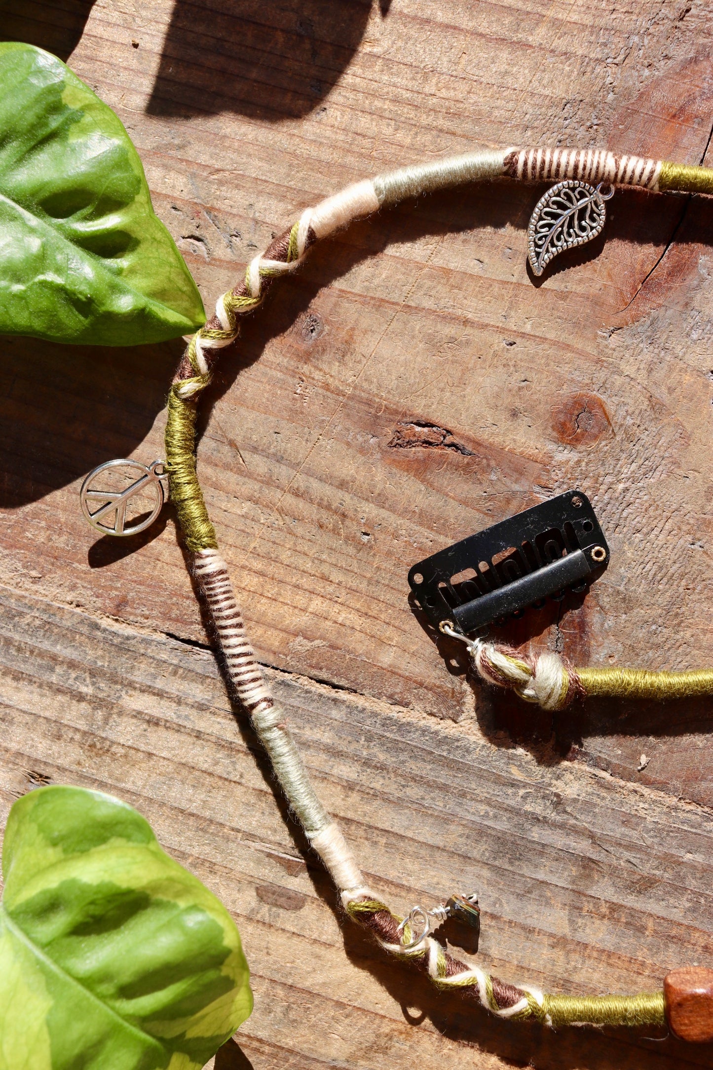 "Green Goddess" Clip-In Hairwrap