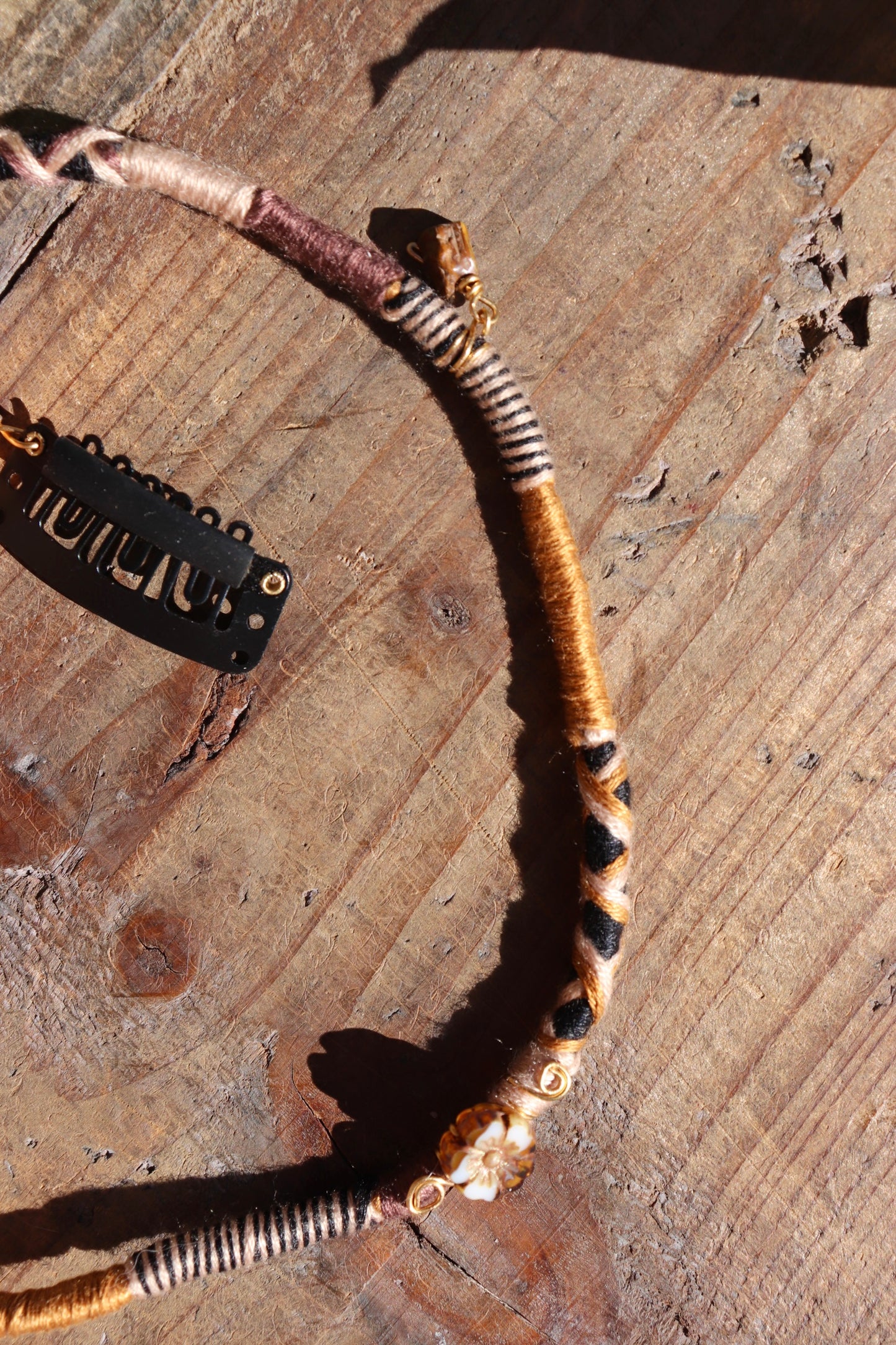 Neutral, Earthy Clip-In Hairwrap