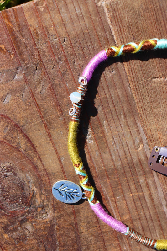 Dainty Plant Clip In Hairwrap