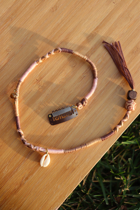 Pink Beachy Clip In Hairwrap
