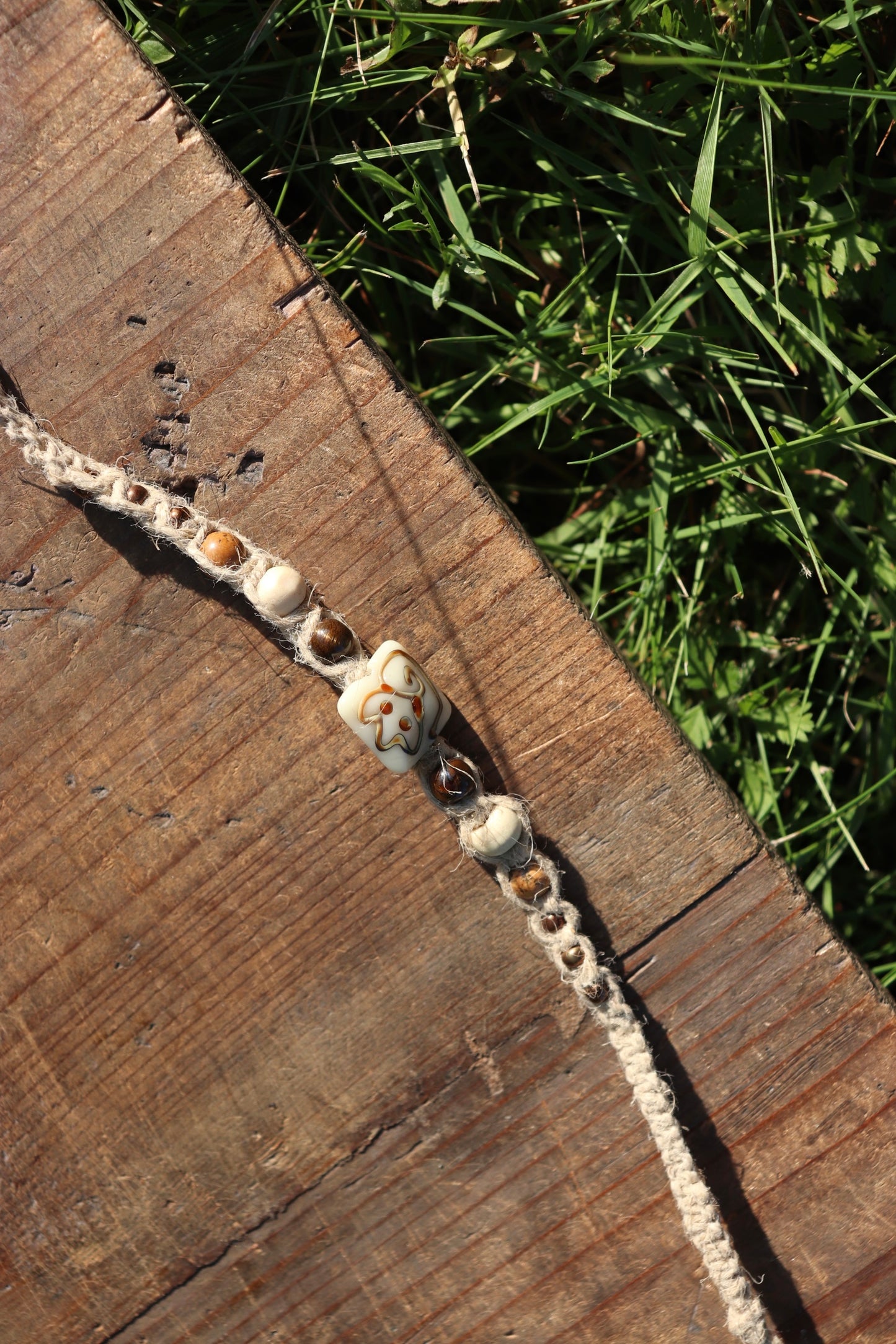 Hemp Macramé Anklet