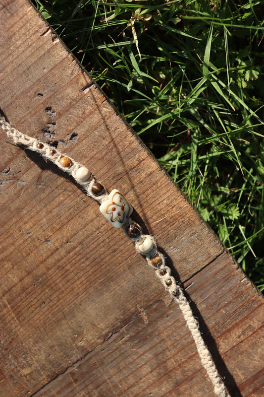 Hemp Macramé Anklet
