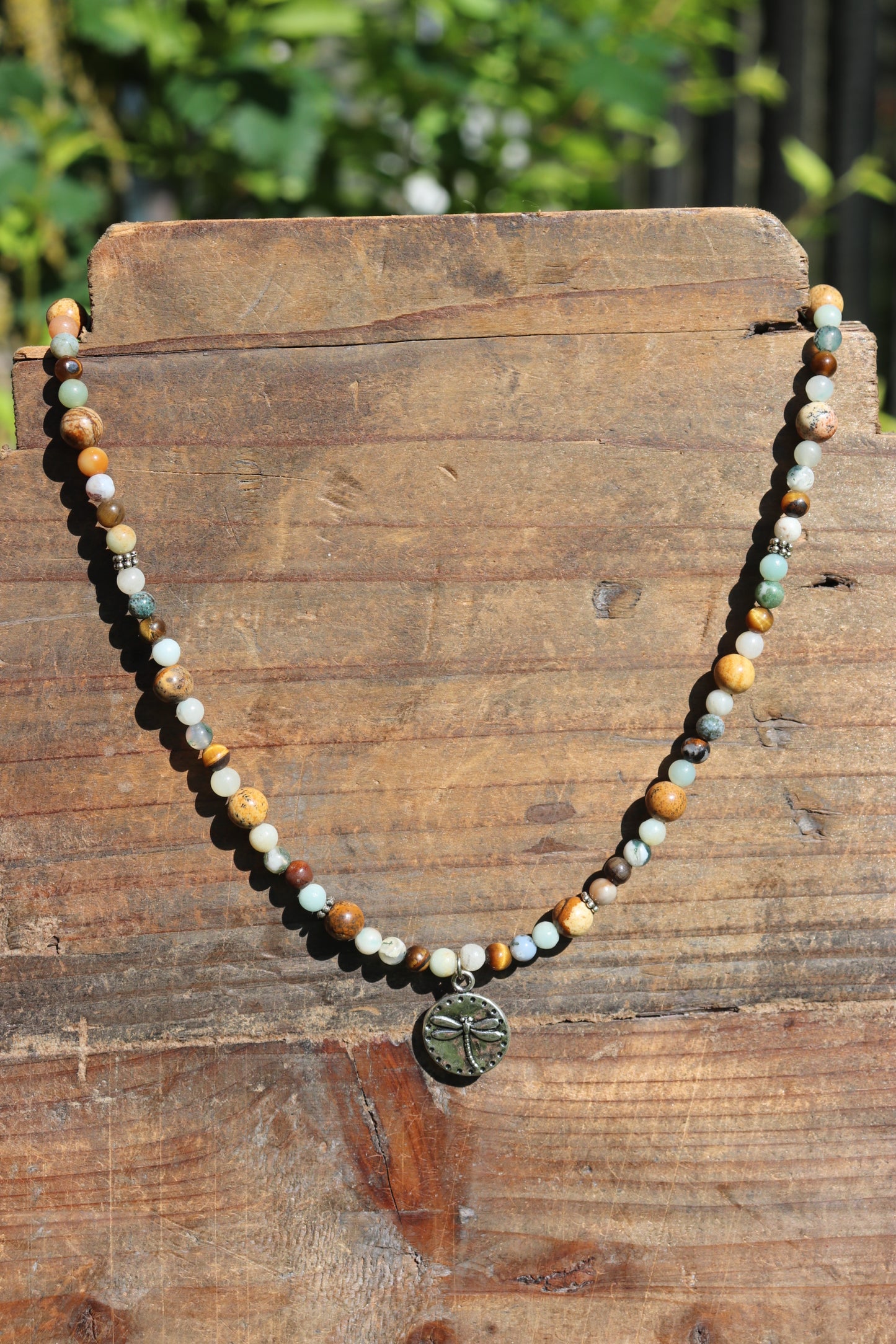 Beaded Dragonfly Necklace