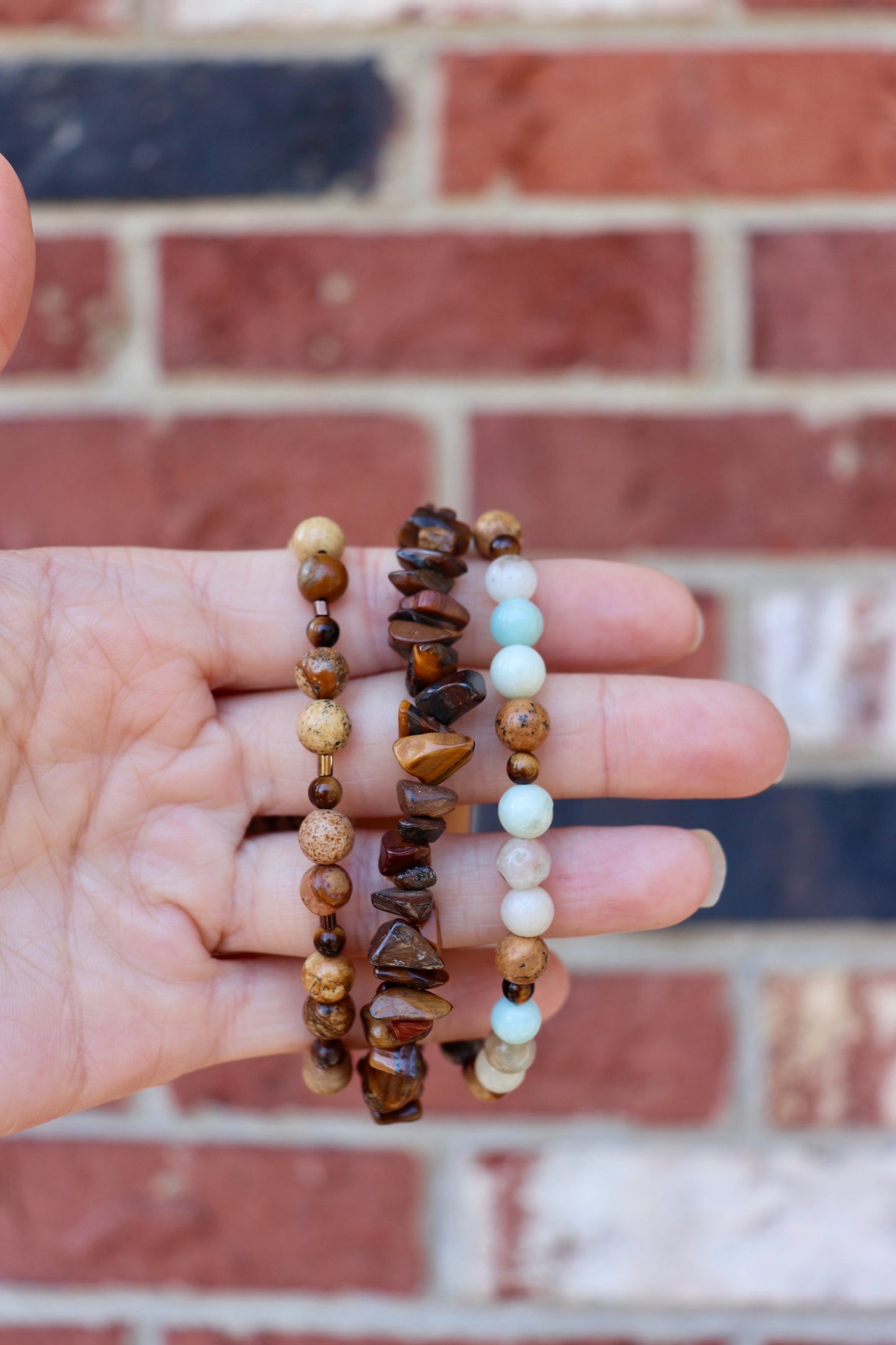 Amazonite Bracelet Trio