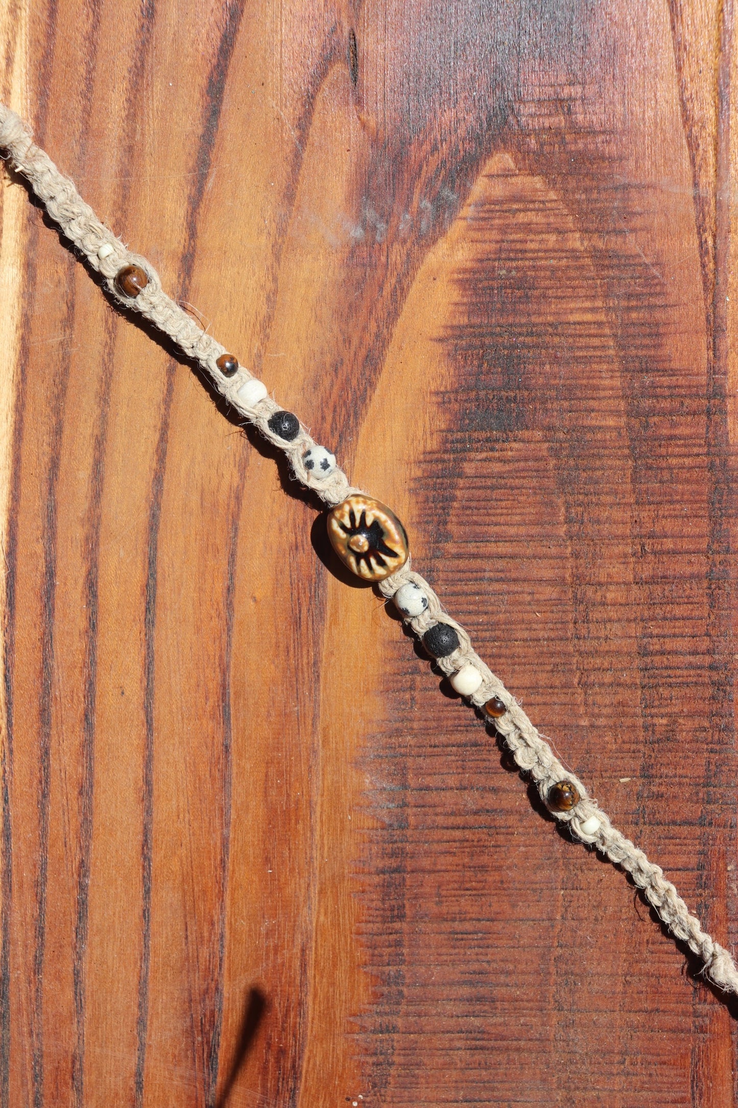Neutral Hemp Macramé Anklets