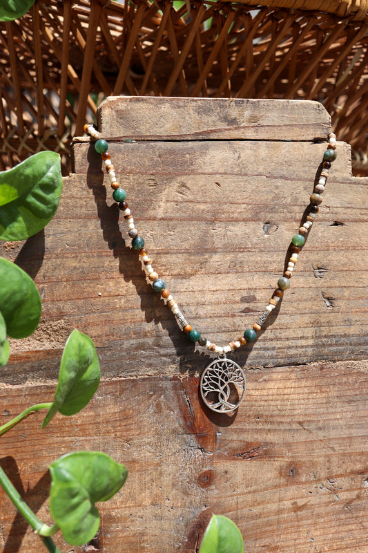 Silver tree of Life Necklace